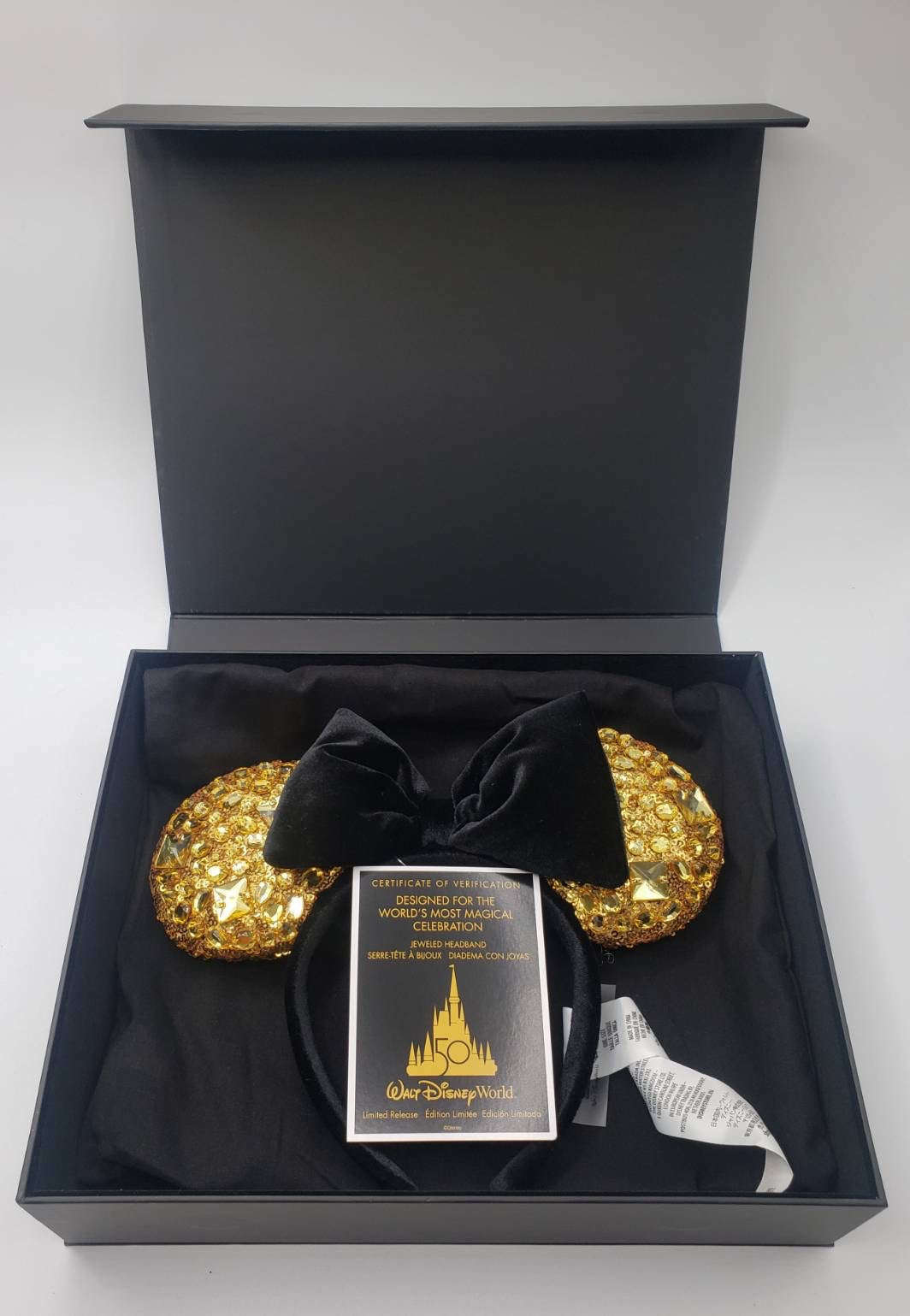 Walt Disney World 50th Anniversary Jeweled Ear Headband and Backpack for Adults Limited