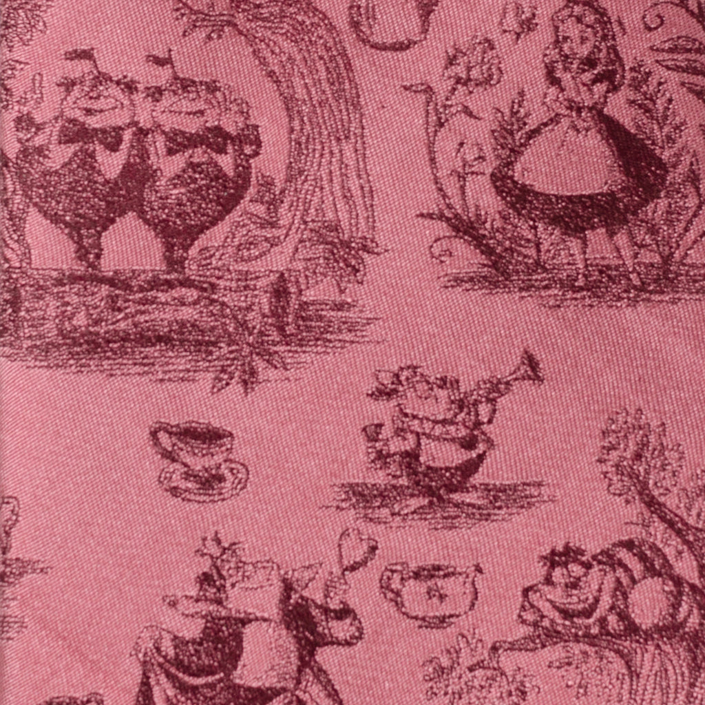 Disney Alice in Wonderland Dusty Red Men's Tie