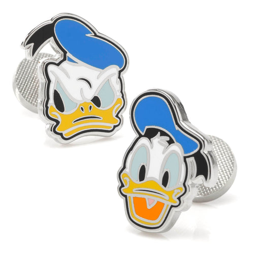 Disney Donald Duck Two Faces Cufflinks