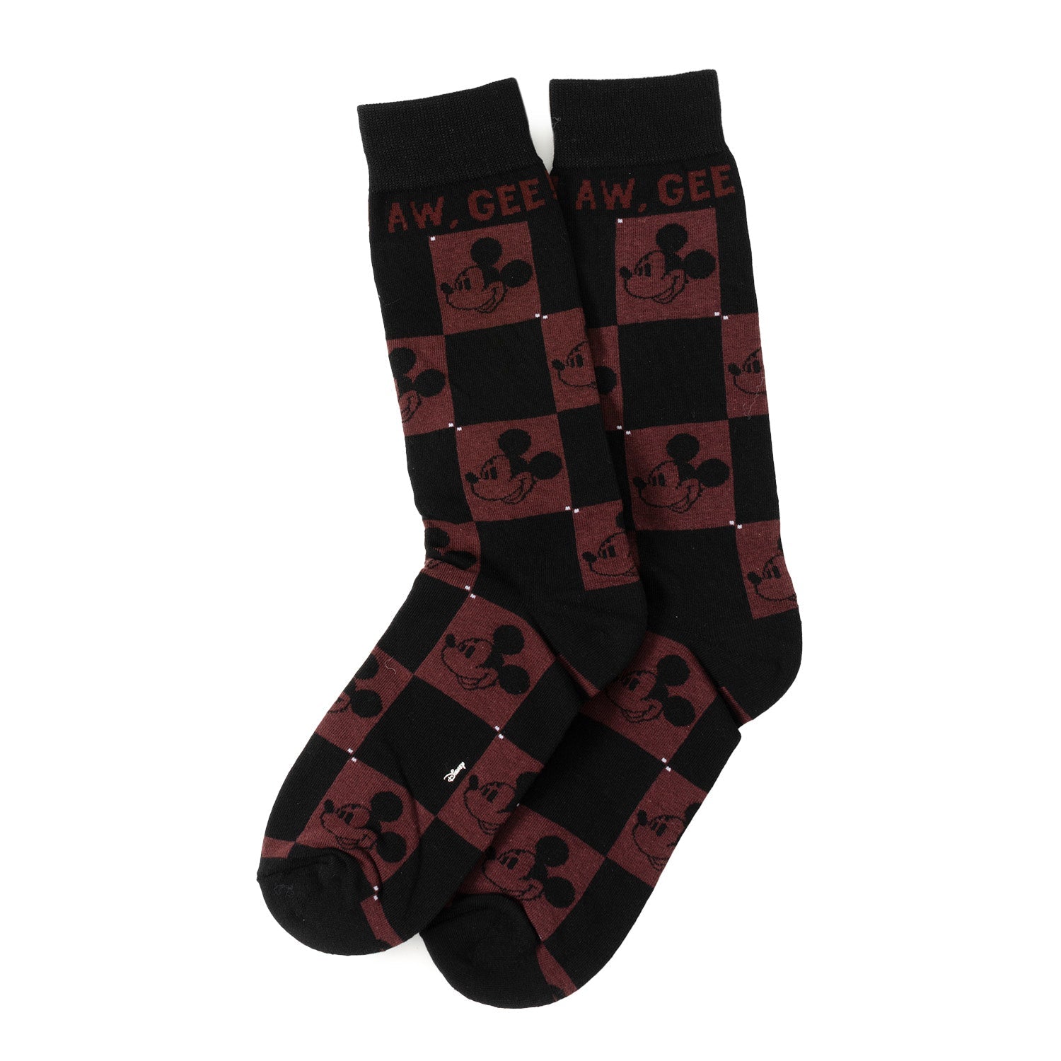 Disney Mickey and Friends Checkered Black Gift Set