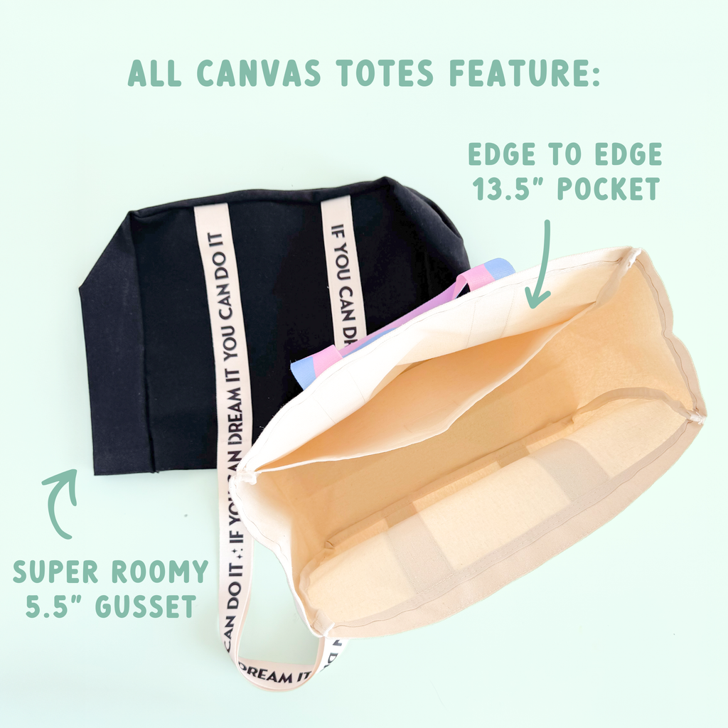 The Briar Rose Canvas Tote